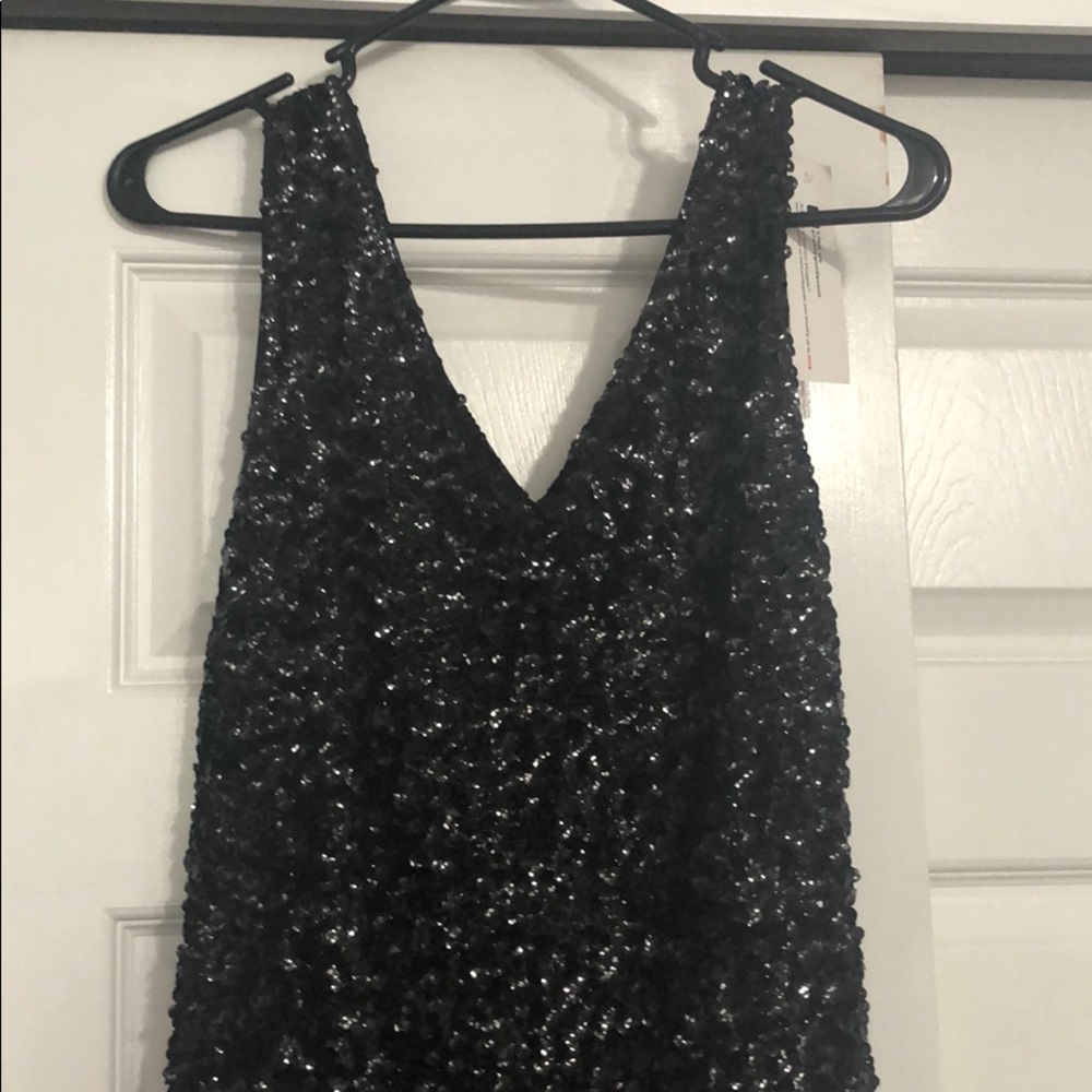Beautiful black sequin dress